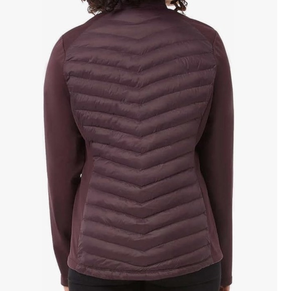 ❄️NWT❄️ 32 Degrees Womens Mixed Media Jacket- Deep Burgundy - Size: Small - Picture 5 of 5